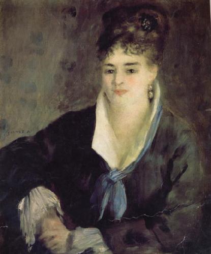 Pierre Renoir Woman in Black oil painting image